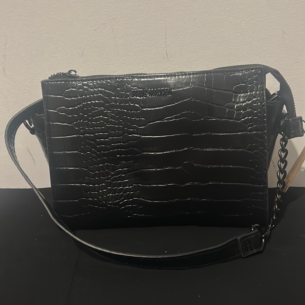NWT STEVE MADDEN Black Crossbody